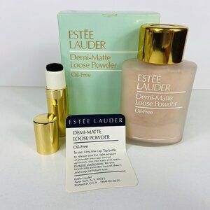 NEW Vtg Estée Lauder Demi Matte Oil Free Loose Powder Dark 03 Sealed 2 oz Bottle
